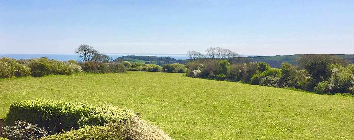 Sea views from Menagwins Court